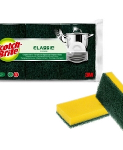 SCOTCH BRITE SPUGNA+RETINA CLASSIC 3PZ