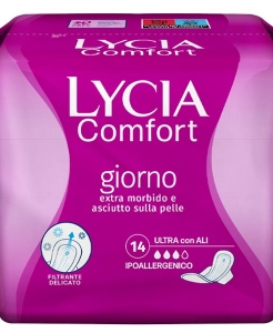 LYCIA ASSORBENTI COMFORT ULTRA GIORNO CON ALI X14